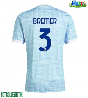 Juventus Gleison Bremer #3 Bortatröja 2025-26 Kortärmad